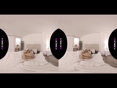 ❤️ PORNBCN VR दोन तरुण लेस्बियन 4K 180 3D व्हर्च्युअल रिअॅलिटीमध्ये खडबडीत जागे झाले जिनिव्हा बेलुची कॅटरिना मोरेनो ☑ लिंग ❌
